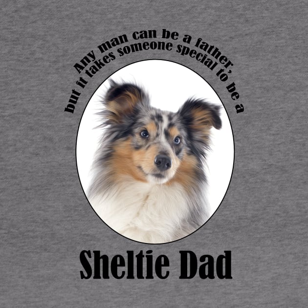 Blue Merle Sheltie Dad by You Had Me At Woof